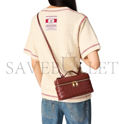 BOTTEGA VENETA BANG BANG INTRECCIATO LEATHER VANITY CASE 789109V3IV12504 (22*12.5*5cm)