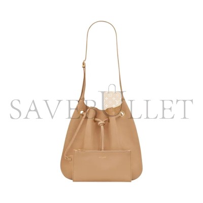 YSL PARIS VII MEDIUM HOBO BAG IN LEATHER 697918AAAMD7744 (38*30*2cm)