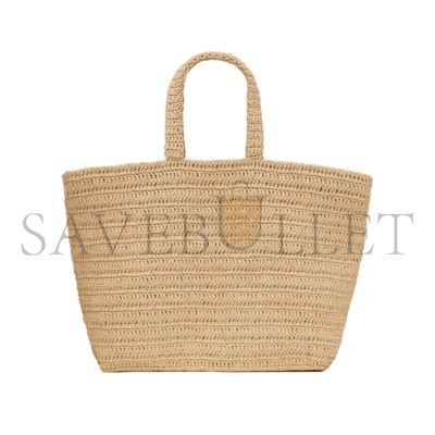 YSL RIVE GAUCHE TOTE IN RAFFIA 688864GAAA12086 (38*35*14.5cm)