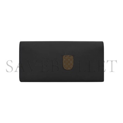 YSL KATE CLUTCH IN GRAIN DE POUDRE EMBOSSED LEATHER 326079BOW0J1000 (27*12.5*5cm)
