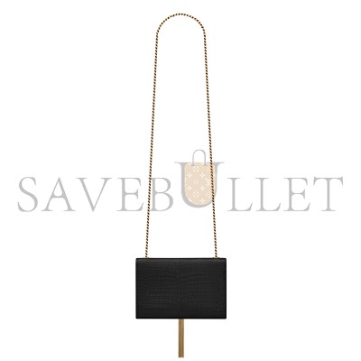 YSL KATE SMALL TASSEL IN CROCODILE-EMBOSSED LEATHER 474366DND0J1000 (20*12.5*5cm)