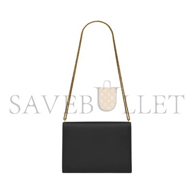 YSL CASSANDRA MEDIUM IN GRAIN DE POUDRE EMBOSSED LEATHER 532750BOW0W1000 (22*16.5*5.5cm)