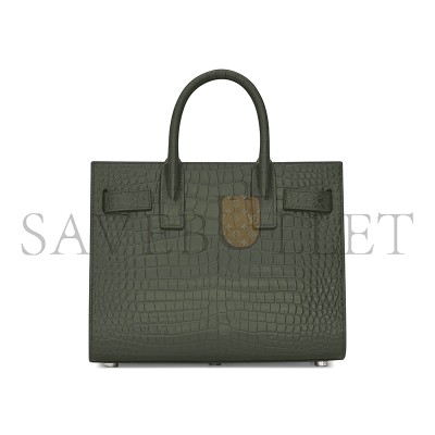 YSL SAC DE JOUR IN CROCODILE EMBOSSED LEATHER-NANO 392035DND1N3045 (22*18*10.5cm)