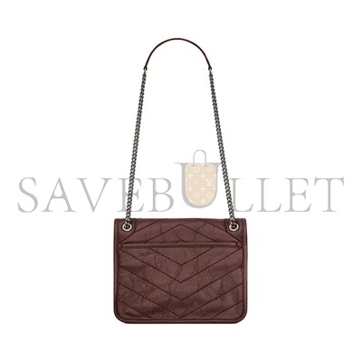 YSL NIKI BABY IN VINTAGE LEATHER 6331600EN046475 (21*16*7.5cm)