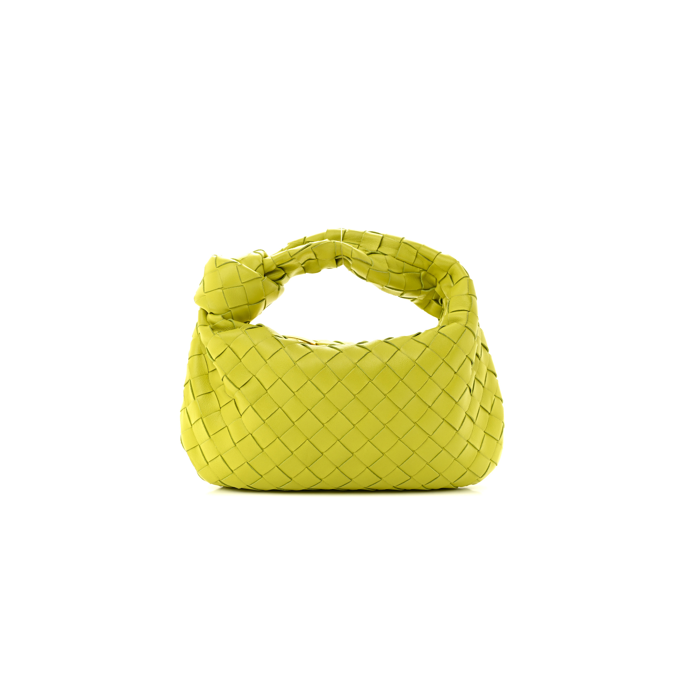 BOTTEGA VENETA NAPPA INTRECCIATO MINI JODIE KIWI (27*14*8cm)