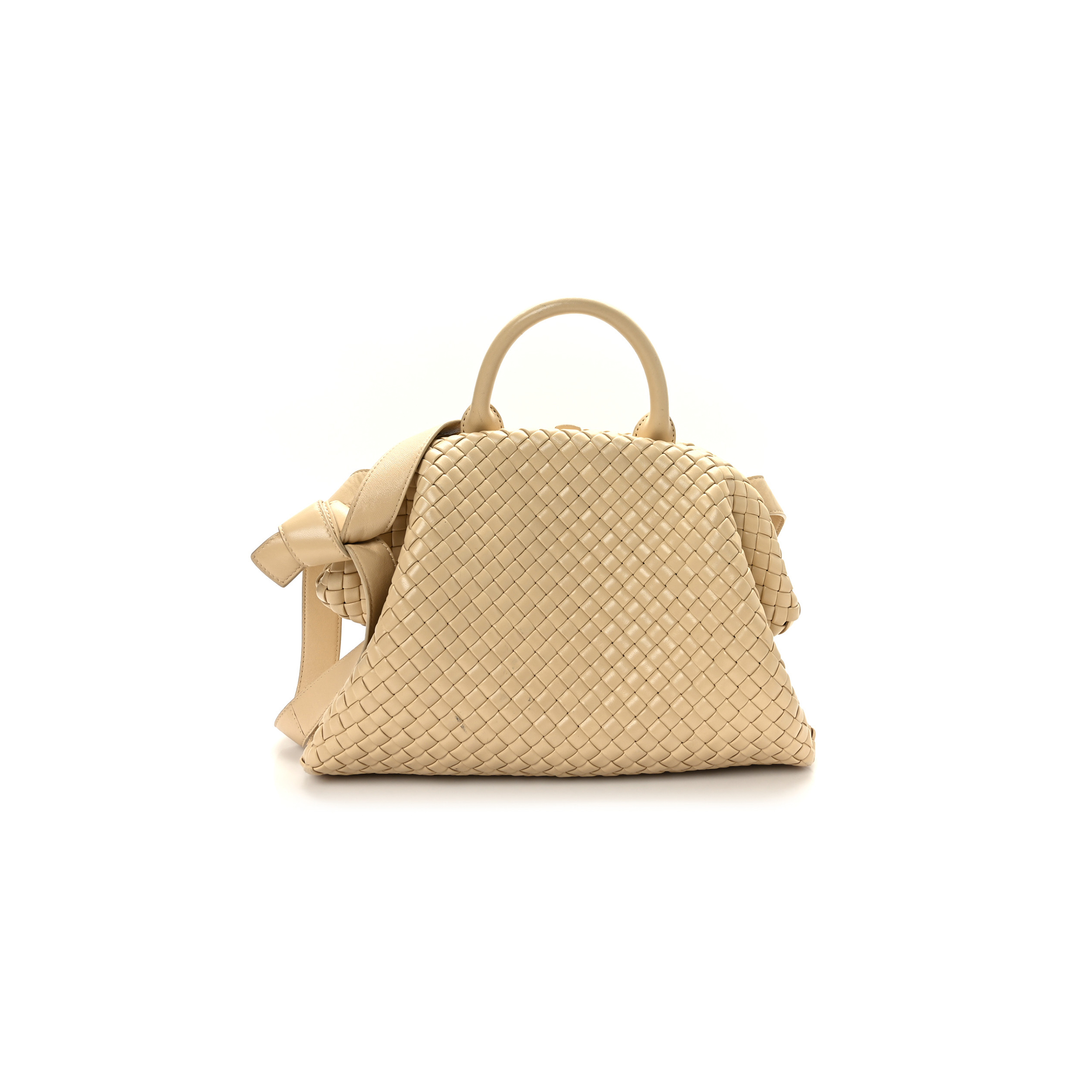 BOTTEGA VENETA NAPPA INTRECCIATO PADDED THE HANDLE TOTE PORRIDGE (37*25*9cm) BOTTEGA VENETA NAPPA INTRECCIATO PADDED THE HANDLE TOTE PORRIDGE (37*25*9cm)