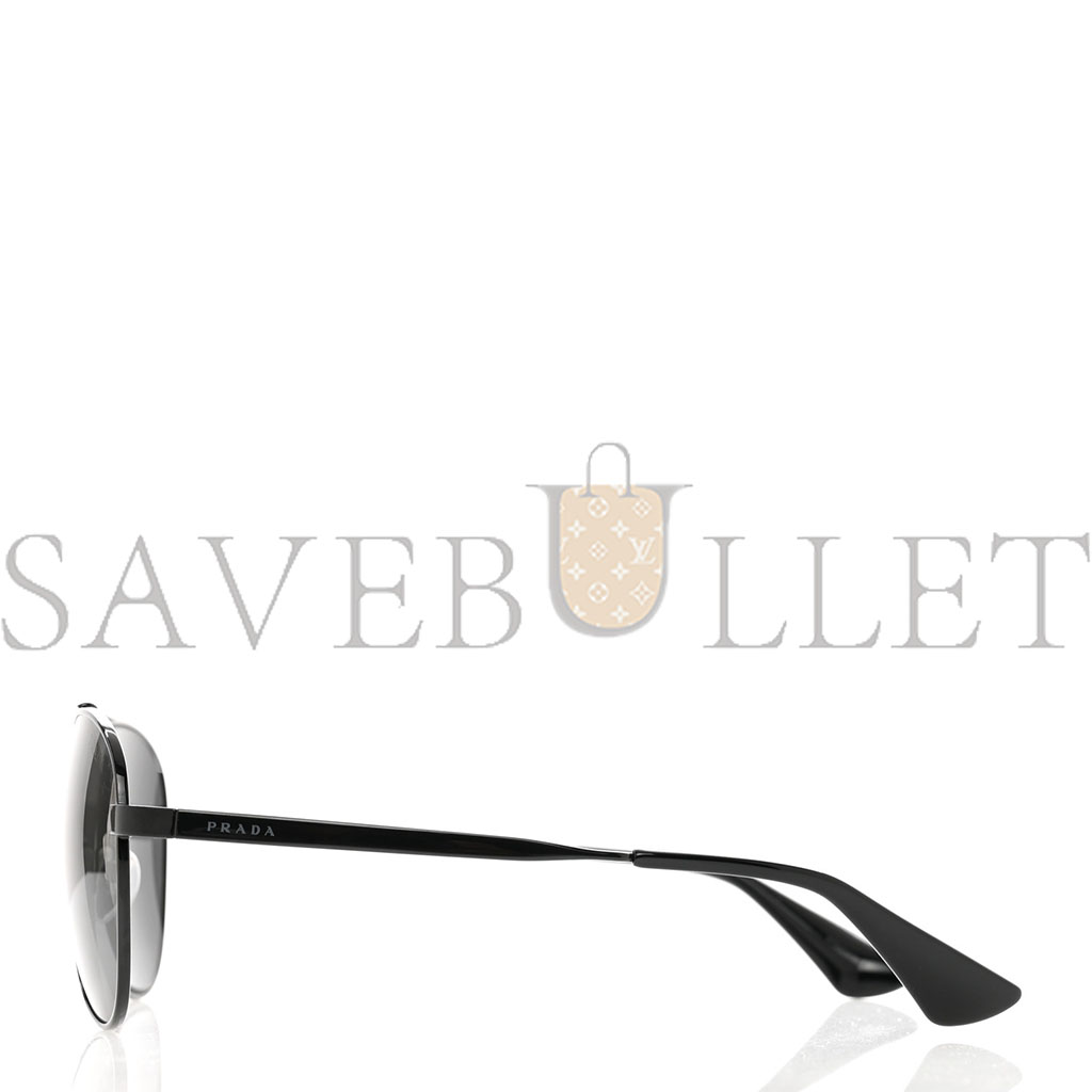 PRADA AVIATOR SUNGLASSES SPR 70V BLACK