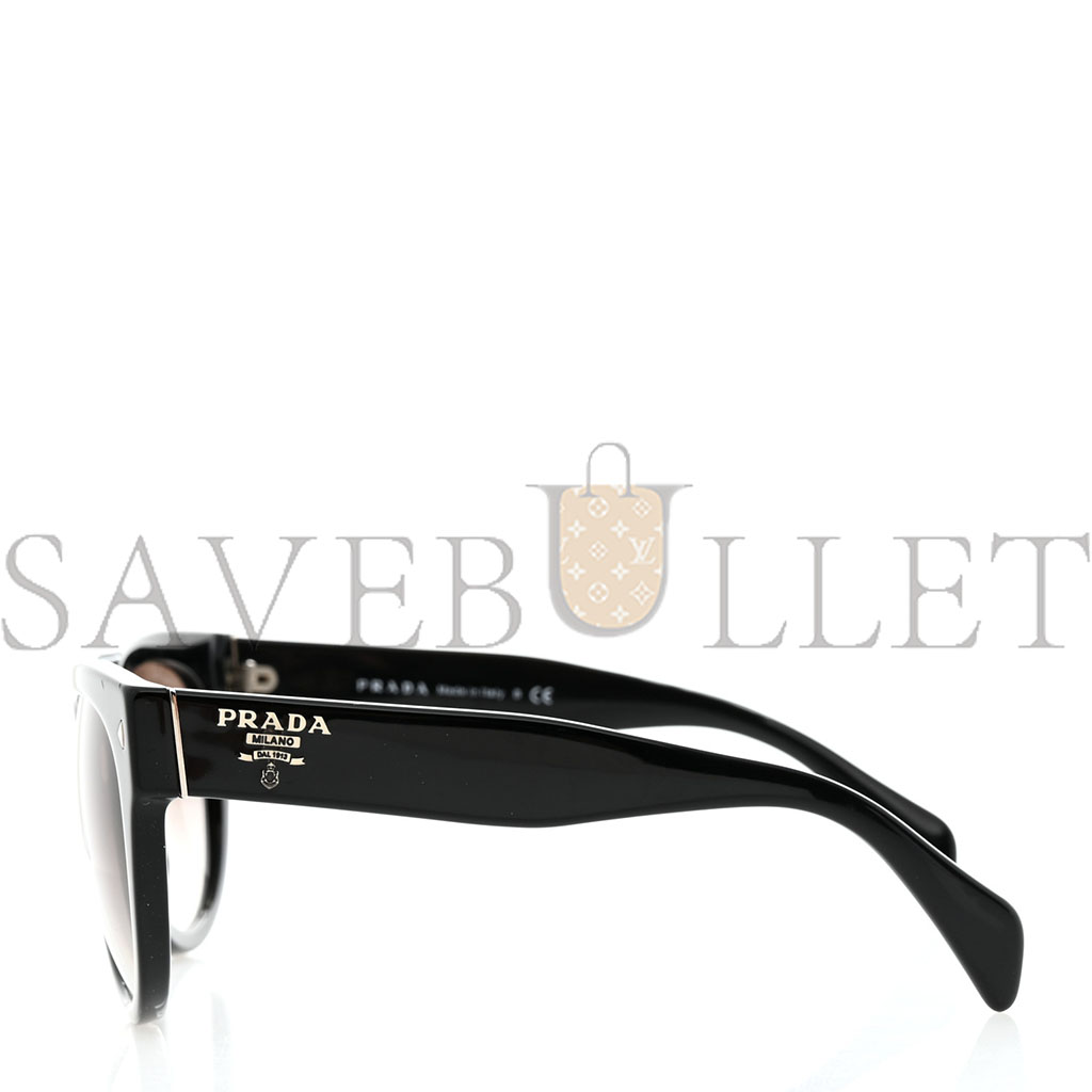 PRADA ROUND SUNGLASSES SPR 170 BLACK