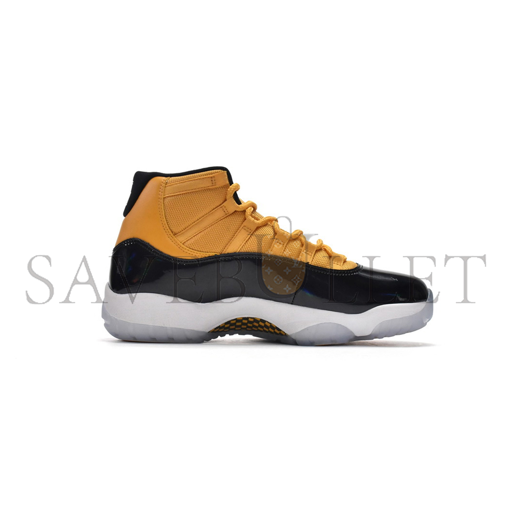 NIKE AIR JORDAN 11 RETRO BLACK YELLOW CT8012-118