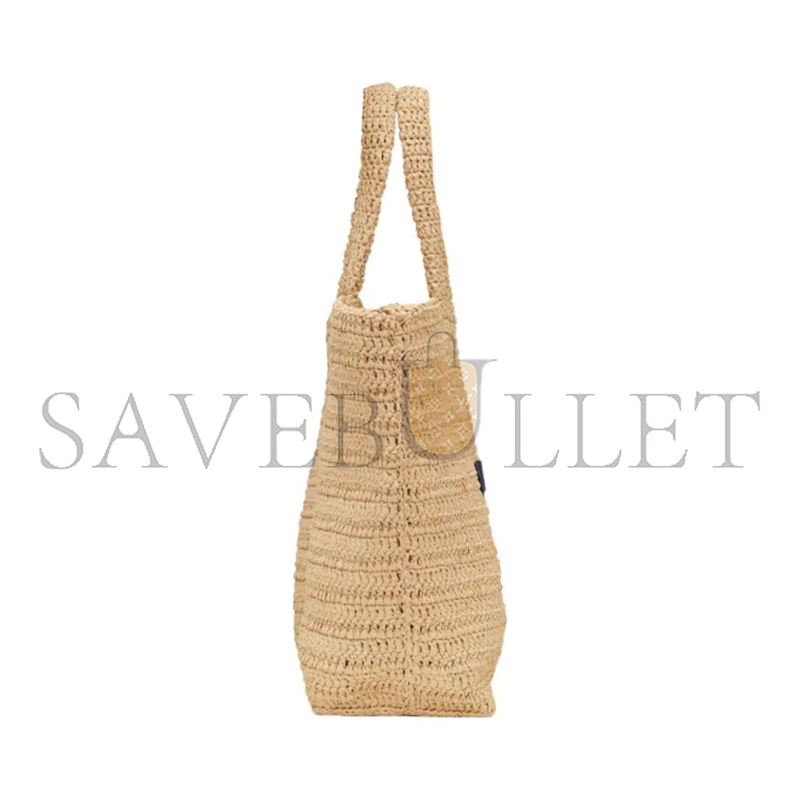 YSL RIVE GAUCHE TOTE IN RAFFIA 688864GAAA12086 (38*35*14.5cm)