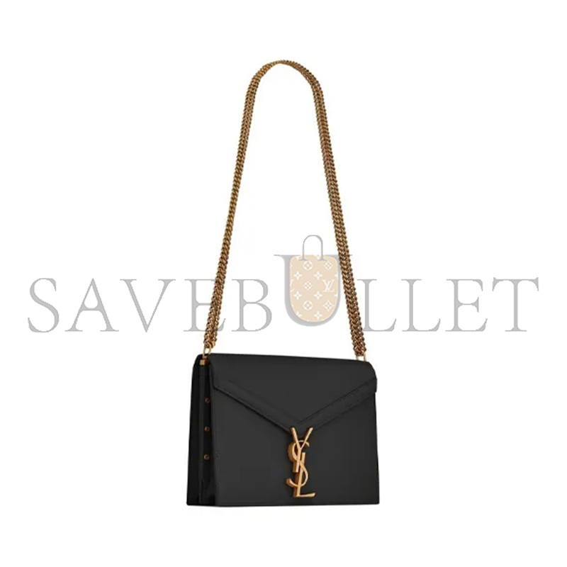 YSL CASSANDRA MEDIUM IN GRAIN DE POUDRE EMBOSSED LEATHER 532750BOW0W1000 (22*16.5*5.5cm)