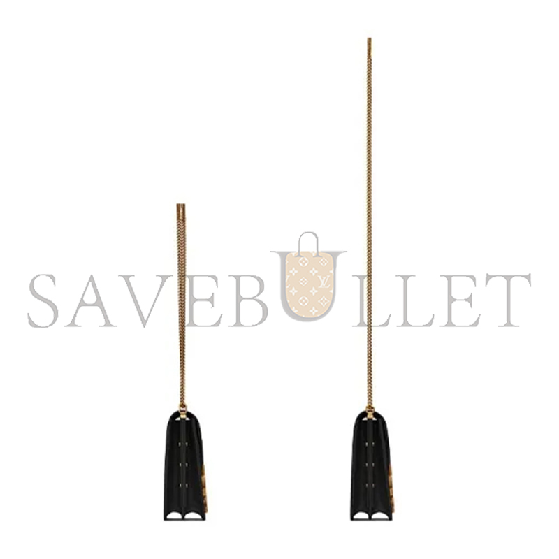 YSL CASSANDRA MEDIUM IN GRAIN DE POUDRE EMBOSSED LEATHER 532750BOW0W1000 (22*16.5*5.5cm)
