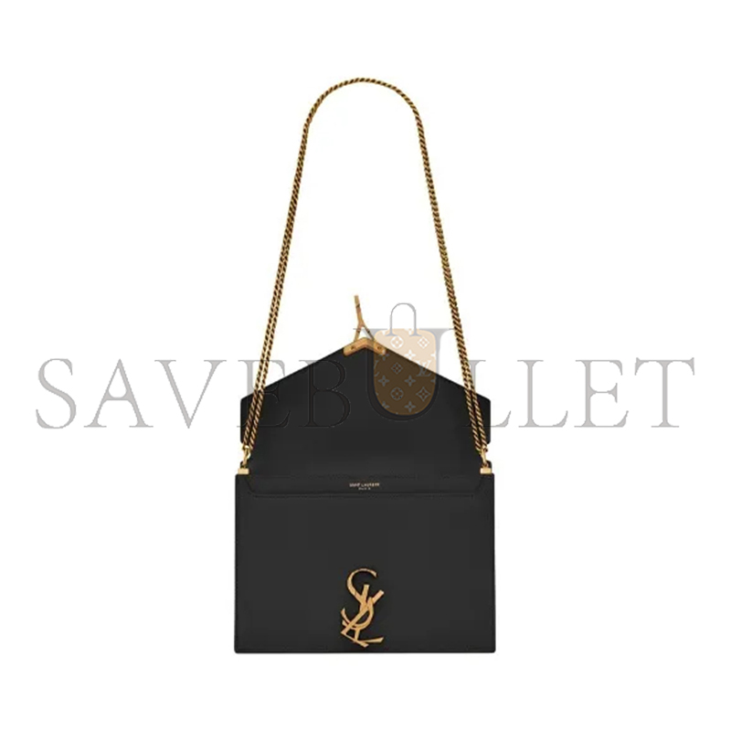 YSL CASSANDRA MEDIUM IN GRAIN DE POUDRE EMBOSSED LEATHER 532750BOW0W1000 (22*16.5*5.5cm)