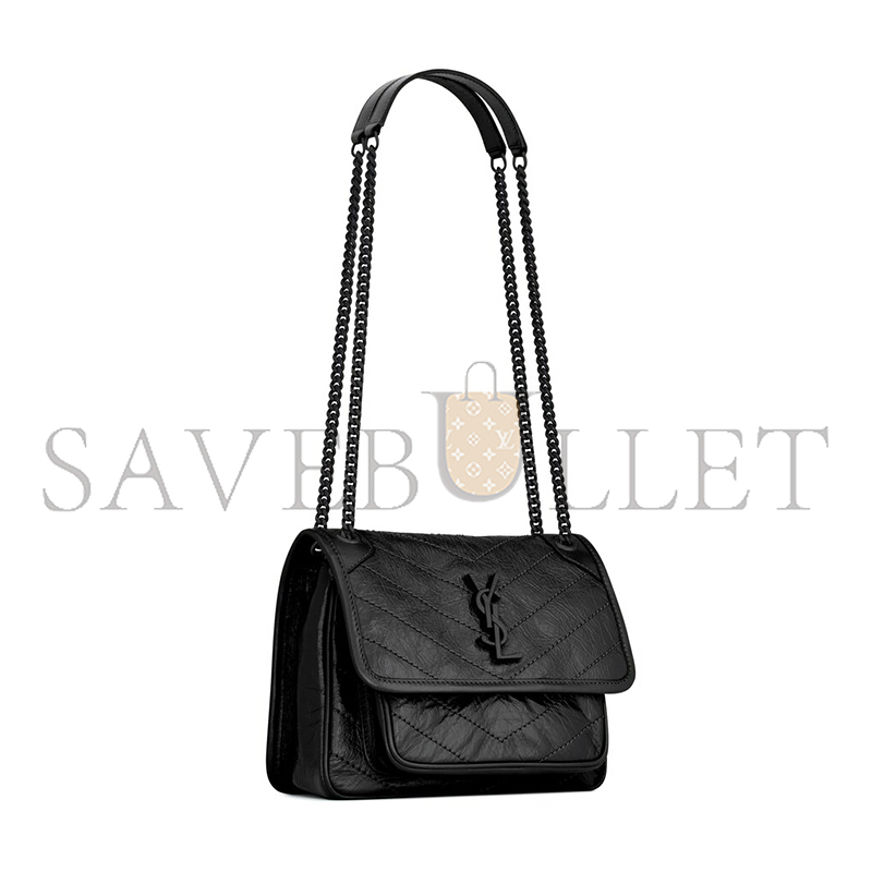 YSL NIKI BABY IN VINTAGE LEATHER 6331850EN081000 (21*16*7.5cm) YSL NIKI BABY IN VINTAGE LEATHER 6331850EN081000 (21*16*7.5cm)