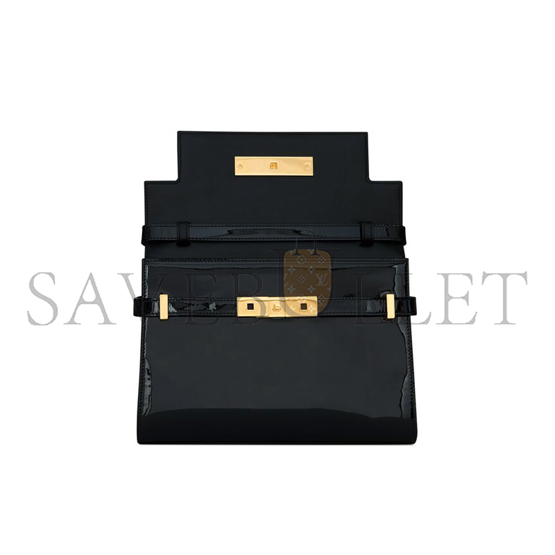 YSL MANHATTAN SMALL IN PATENT LEATHER 675626B870J1000 (24*17.5*6cm) YSL MANHATTAN SMALL IN PATENT LEATHER 675626B870J1000 (24*17.5*6cm)