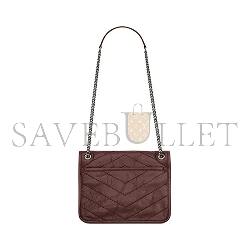 YSL NIKI BABY IN VINTAGE LEATHER 6331600EN046475 (21*16*7.5cm)