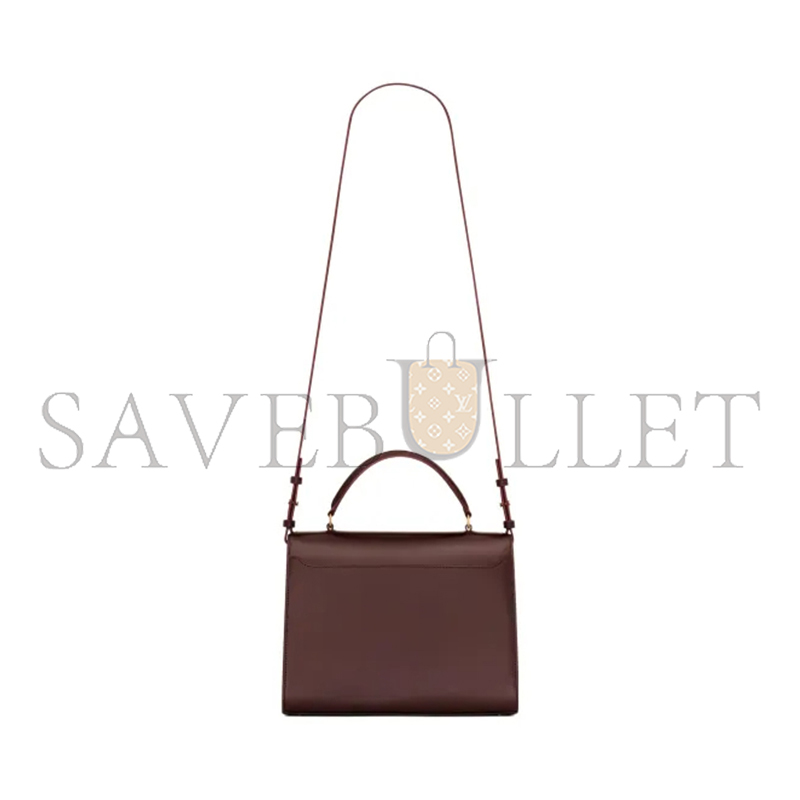 YSL CASSANDRA MEDIUM TOP HANDLE BAG IN BOX SAINT LAURENT 6239310SX0W2045 (24.5*20*11.5cm)