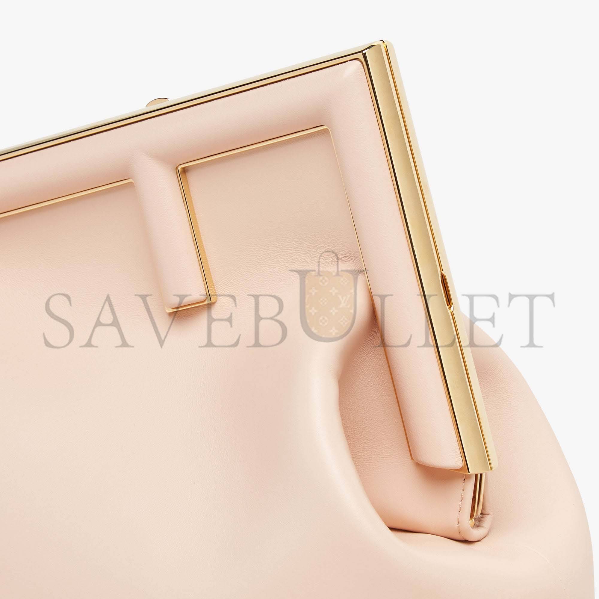 FENDI FIRST MEDIUM - PALE PINK LEATHER BAG 8BP127ABVEF14N1 (32.5*23.5*15cm)