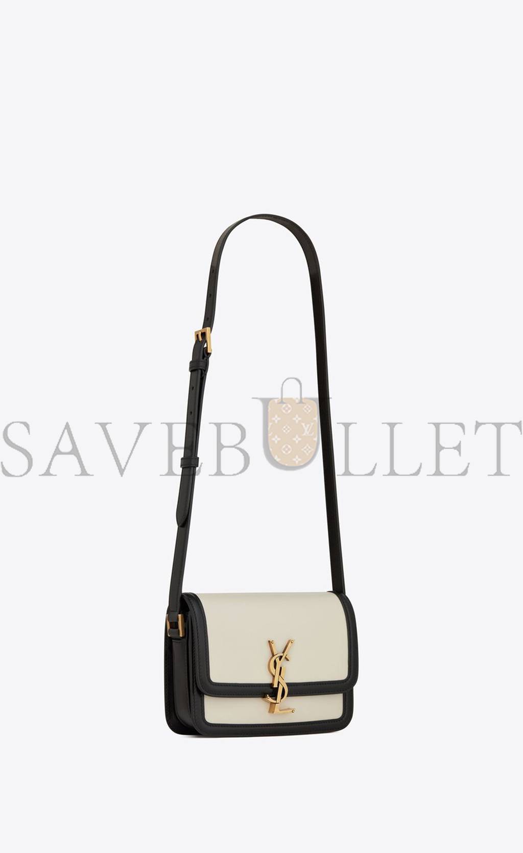 YSL SOLFERINO SMALL SATCHEL IN BOX SAINT LAURENT LEATHER 63430616C3W9262 (19*13*5cm)