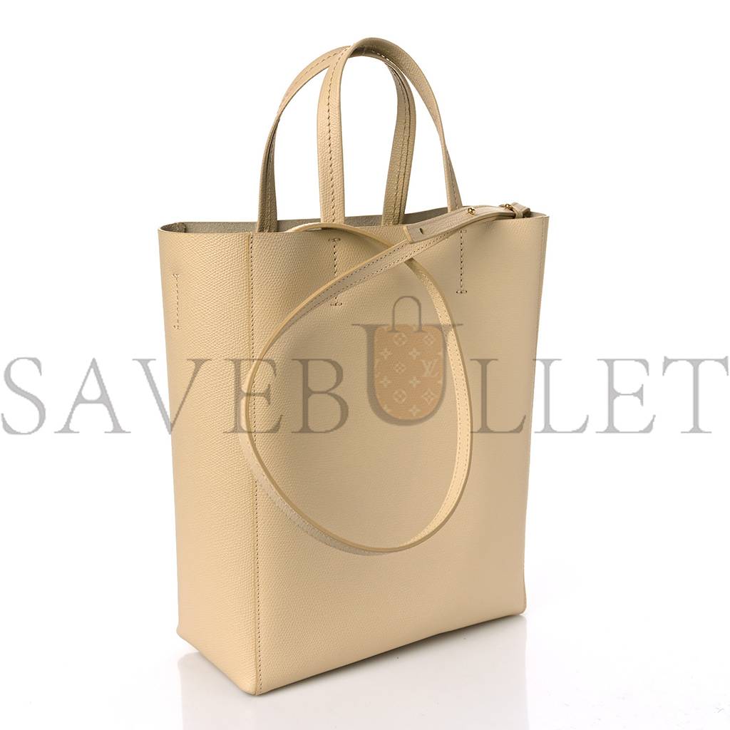 CELINE GRAINED CALFSKIN SMALL VERTICAL CABAS SAND (29*23*10cm)